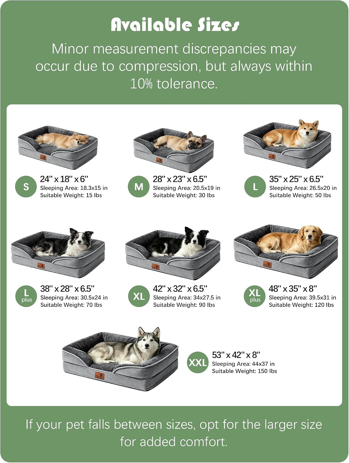 Ksiia Egg-Crate Orthopedic Pet Bed – Sleep-Ritual Comfort for Anxious Medium Dogs, Machine-Washable Bolster Couch
