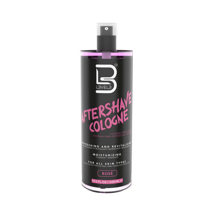 L3 Level 3 After Shave Spray Cologne - Softens Skin - Refreshes and Relieves Face and Skin - Moisturizing Formula Level Three After Shaving