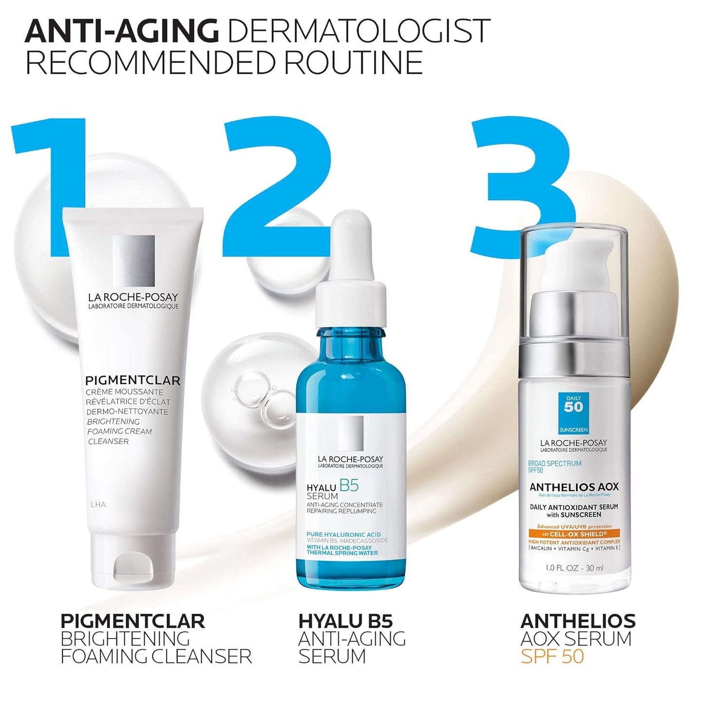 La Roche-Posay Anthelios AOX – Clean, Dermatologist-Tested Serum for Safe Sun Defense