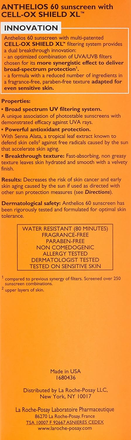 La Roche-Posay Anthelios Melt-In Milk SPF 60 – Effortless, Clean Beauty Sun Care in One Product