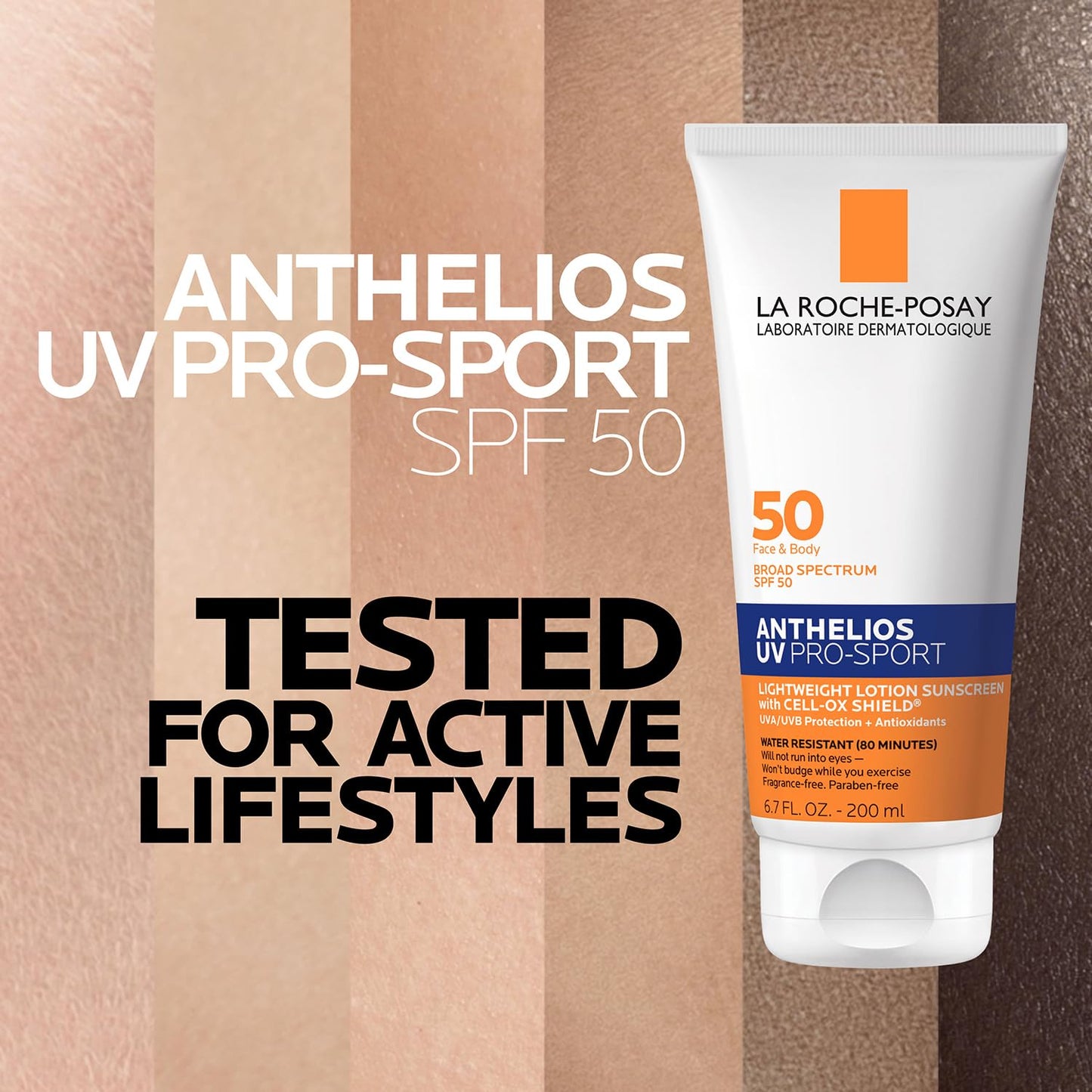 La Roche-Posay Anthelios UV Pro-Sport – Clean, Chemical-Free Broad Spectrum SPF 50 for Safe Daily Use