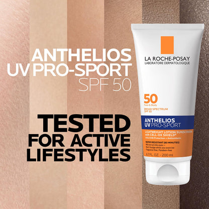 La Roche-Posay Anthelios UV Pro-Sport – Clean, Chemical-Free Broad Spectrum SPF 50 for Safe Daily Use