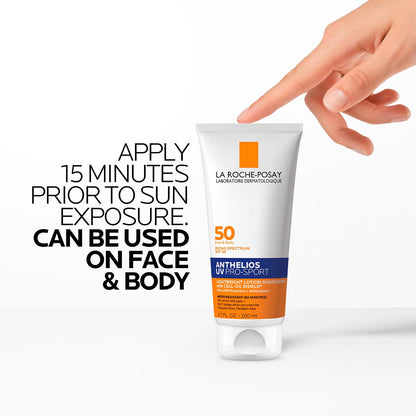 La Roche-Posay Anthelios UV Pro-Sport – Clean, Chemical-Free Broad Spectrum SPF 50 for Safe Daily Use