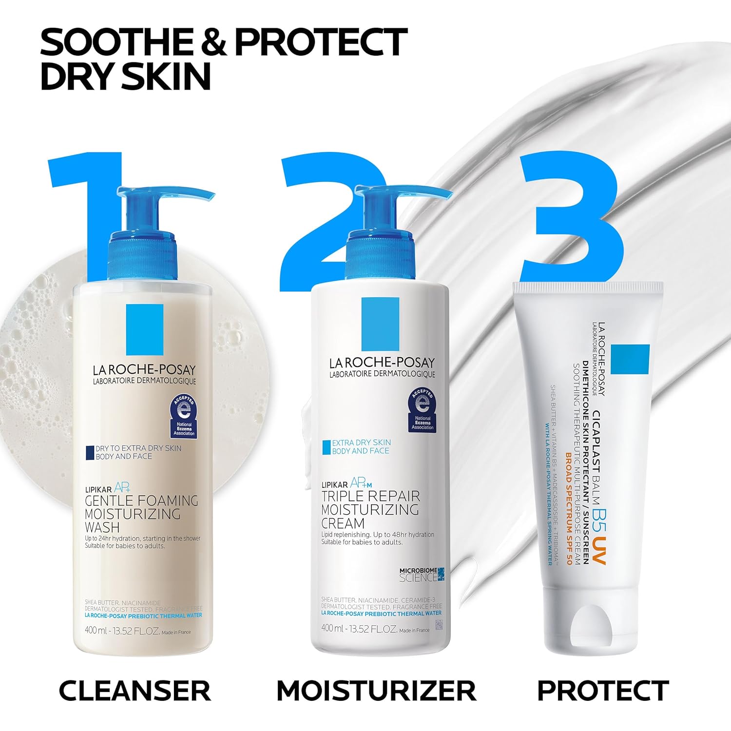 La Roche-Posay Cicaplast B5 UV SPF 50 – SPF Healing Cream for Beach Bag and Outdoor Adventures