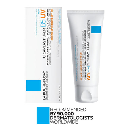 La Roche-Posay Cicaplast B5 UV SPF 50 – SPF Healing Cream for Beach Bag and Outdoor Adventures