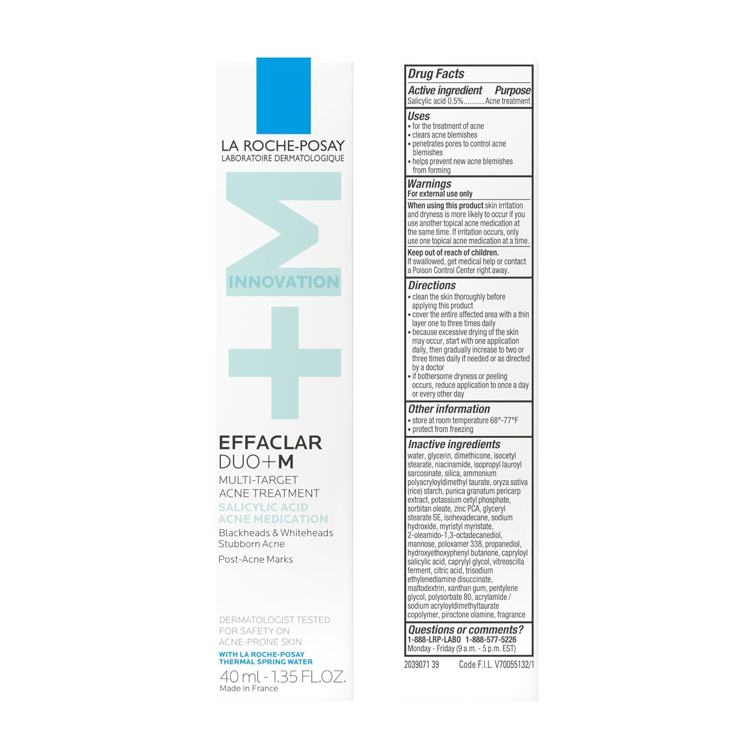La Roche-Posay Effaclar Dorm-Room Breakout Gel – Gentle Acne Care for Teens with Sensitive Skin