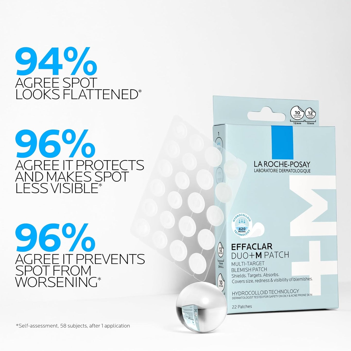 La Roche-Posay Effaclar Hydrocolloid Patches – Clear, No-Makeup Coverage for an Intentional Skincare Shelf