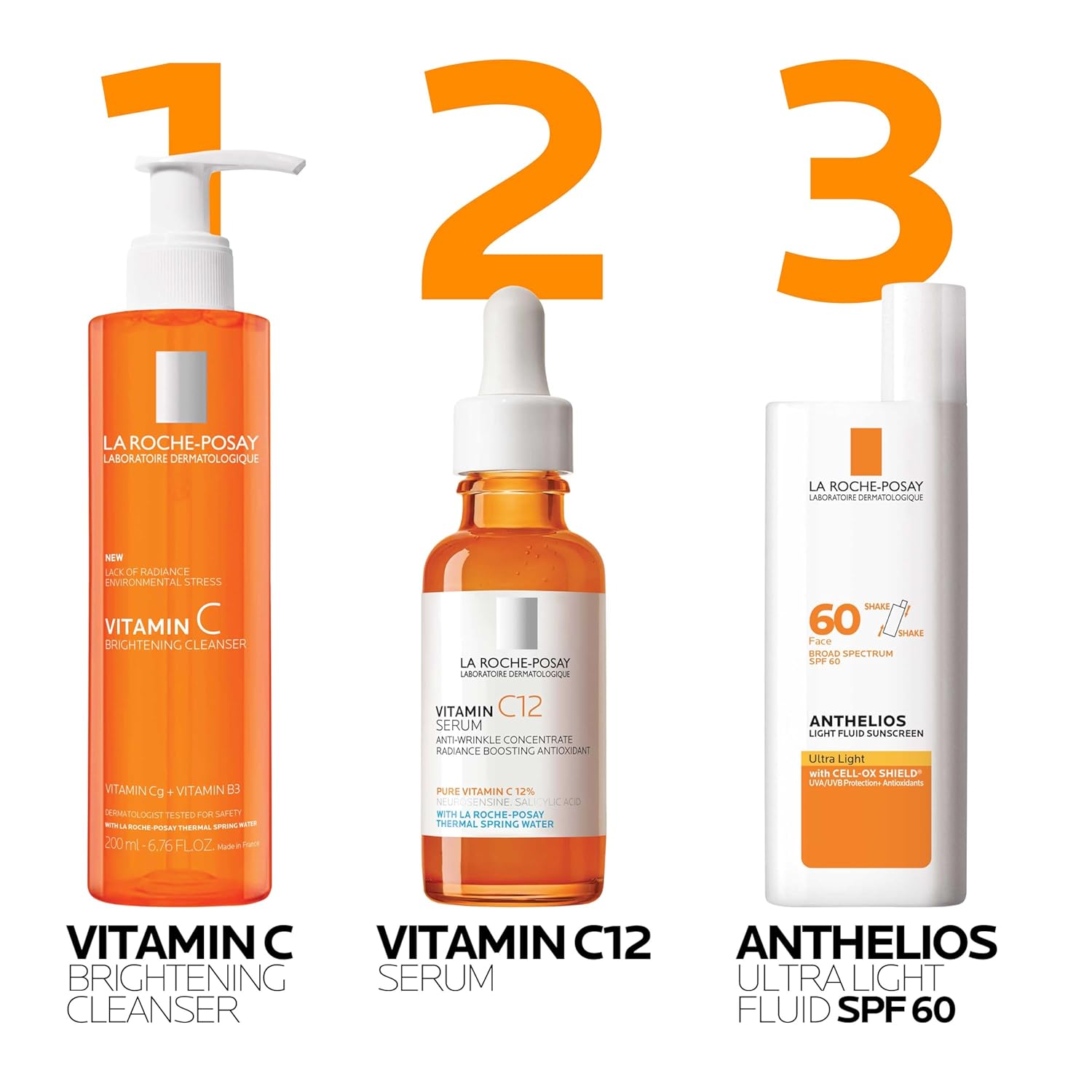 La Roche-Posay Gentle Brightening Cleanser – Hypoallergenic Formula Safe for All Skin Types