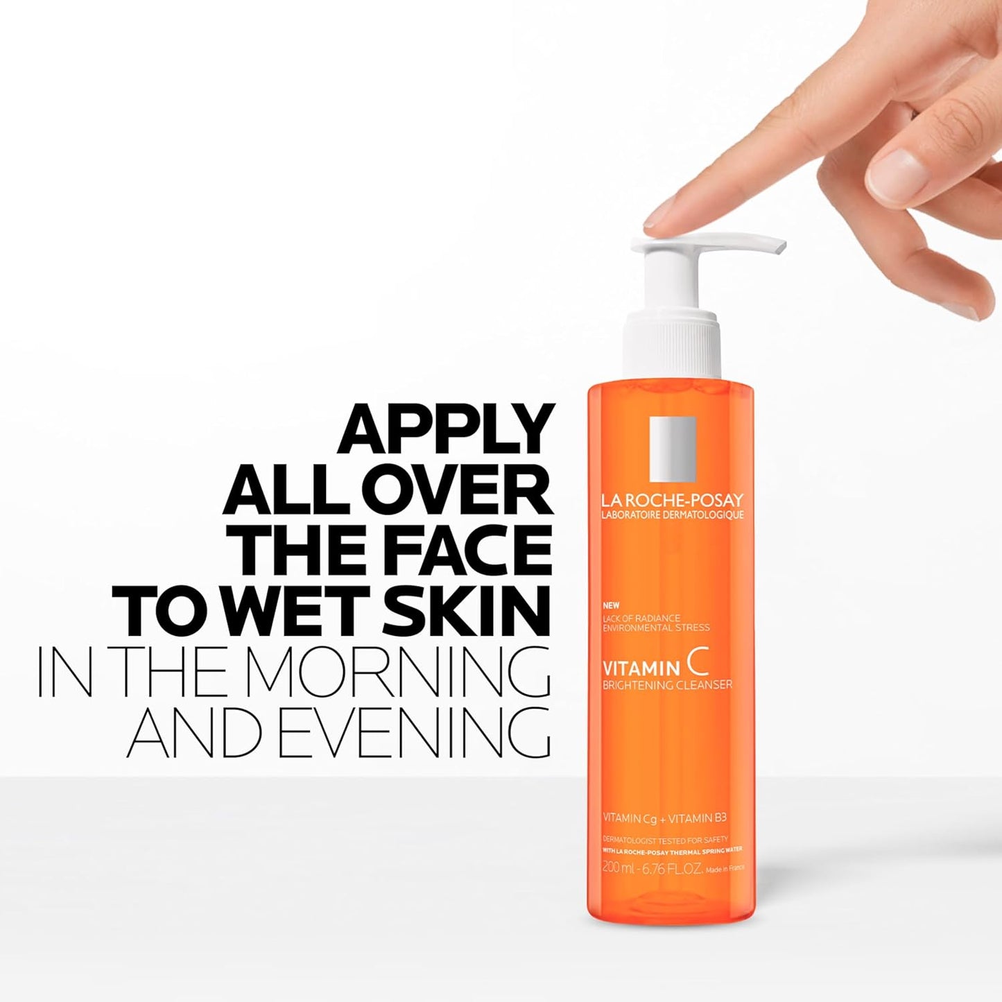 La Roche-Posay Gentle Brightening Cleanser – Hypoallergenic Formula Safe for All Skin Types