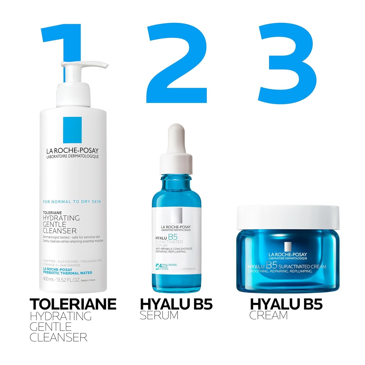 La Roche-Posay Hyalu B5 72-Hour Hydration Cream – Mindful Skincare Routine for Renewed Skin Elasticity