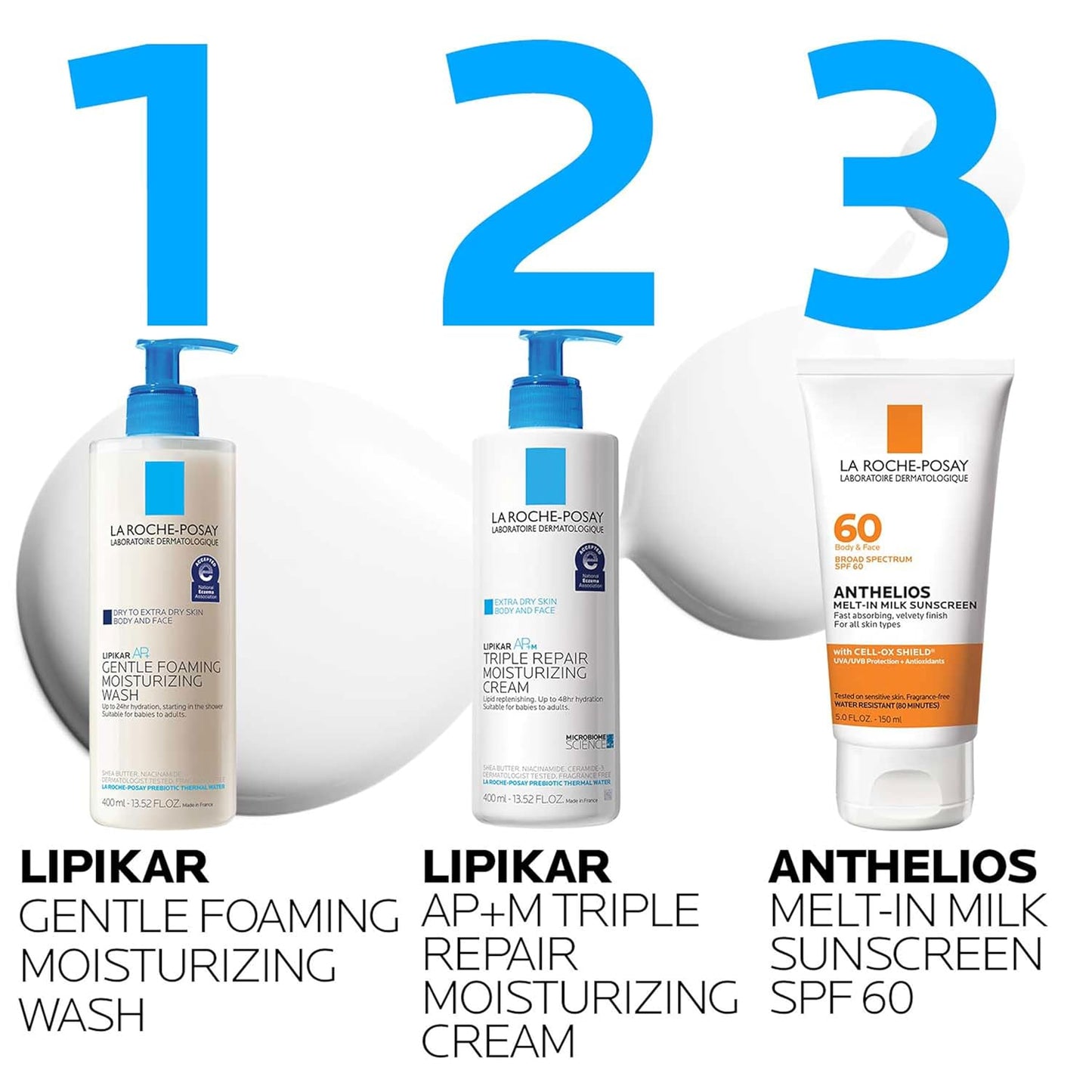 La Roche-Posay Lipikar AP+ Luxe Body Cleanser with Shea Butter & Niacinamide – Dermatologist-Crafted