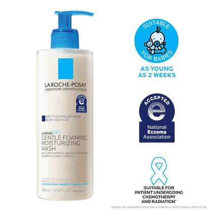 La Roche-Posay Lipikar AP+ Luxe Body Cleanser with Shea Butter & Niacinamide – Dermatologist-Crafted