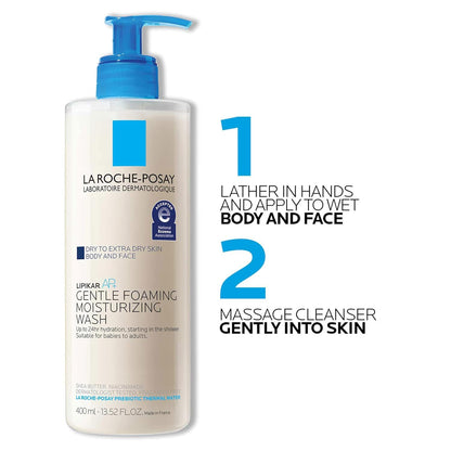 La Roche-Posay Lipikar AP+ Luxe Body Cleanser with Shea Butter & Niacinamide – Dermatologist-Crafted