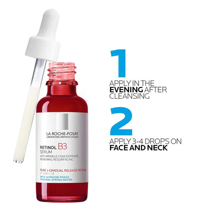 La Roche-Posay Retinol Serum | Streamlined Nighttime Skincare for Fine Lines & Wrinkles