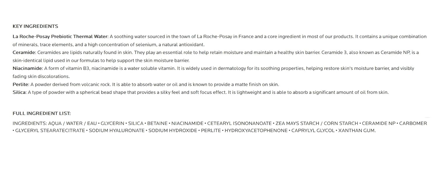 La Roche-Posay Toleriane Double Repair – Elevated Gel Moisturizer with Ceramides & Niacinamide for Refined Skin