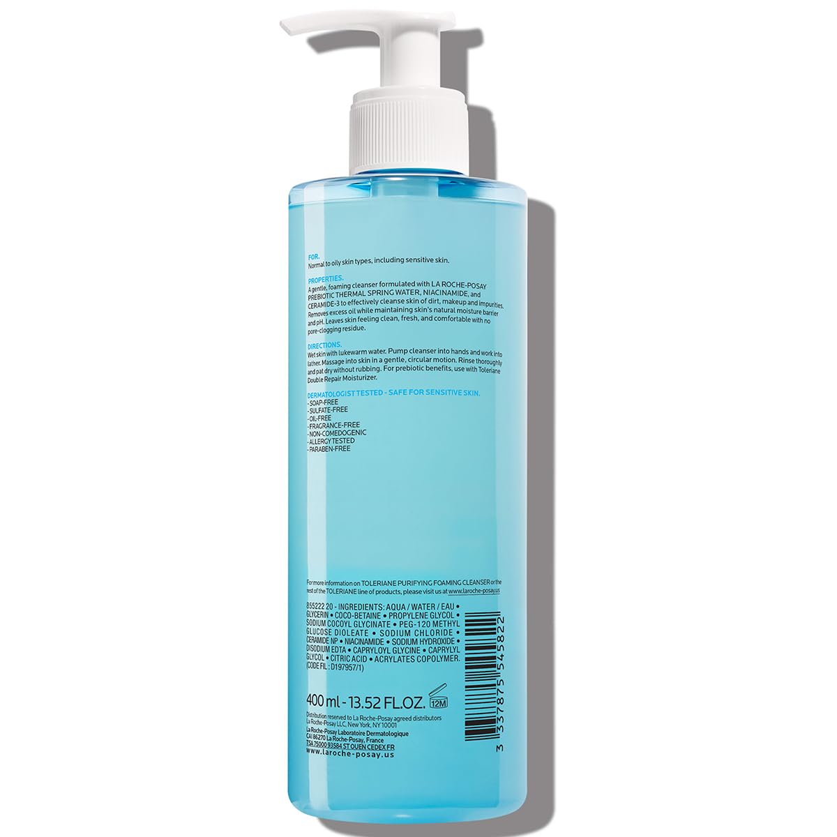 La Roche-Posay Toleriane Facial Cleanser with Prebiotic Thermal Water – Elevated Daily Skincare Essential