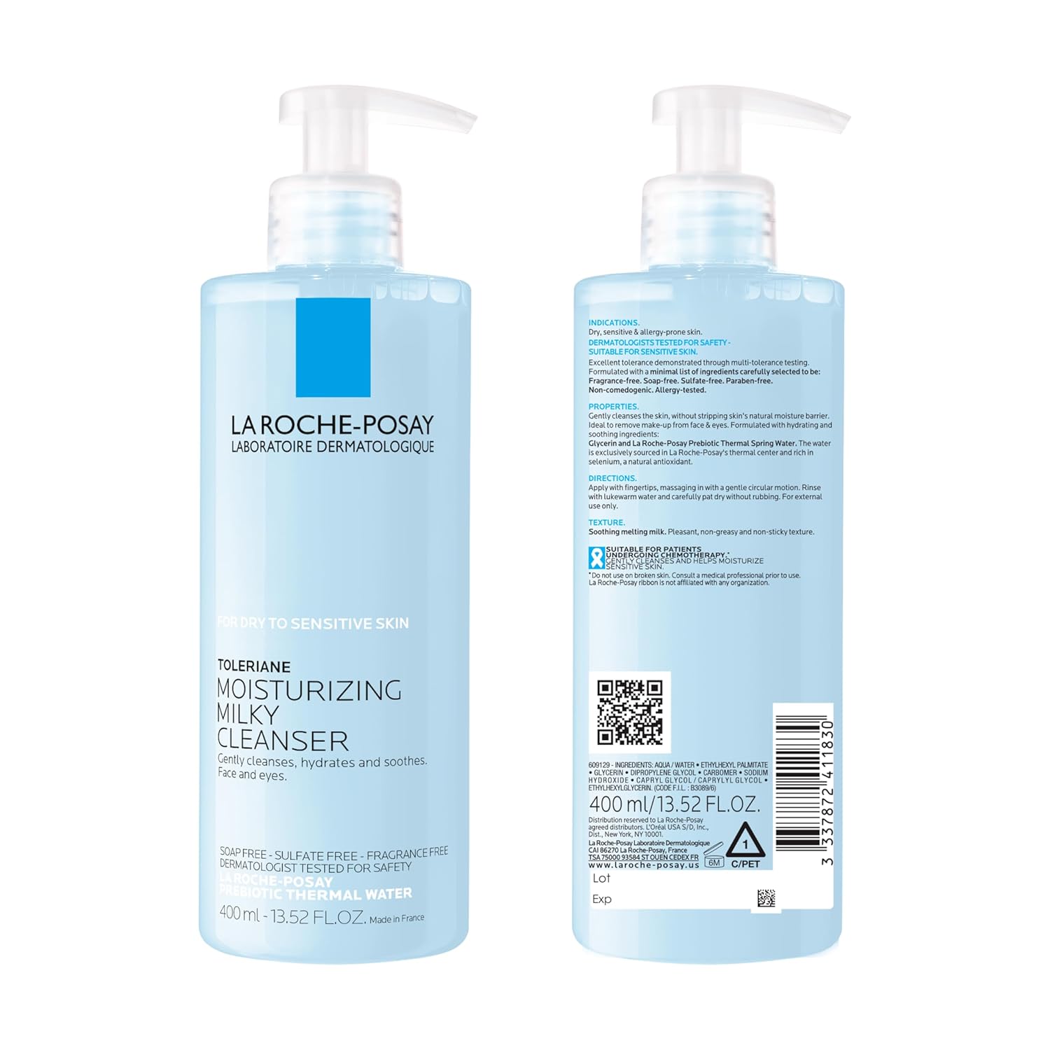 La Roche-Posay Toleriane Gentle Milky Cleanser – Streamlined Soap-Free Formula for Intentional Skincare Routines