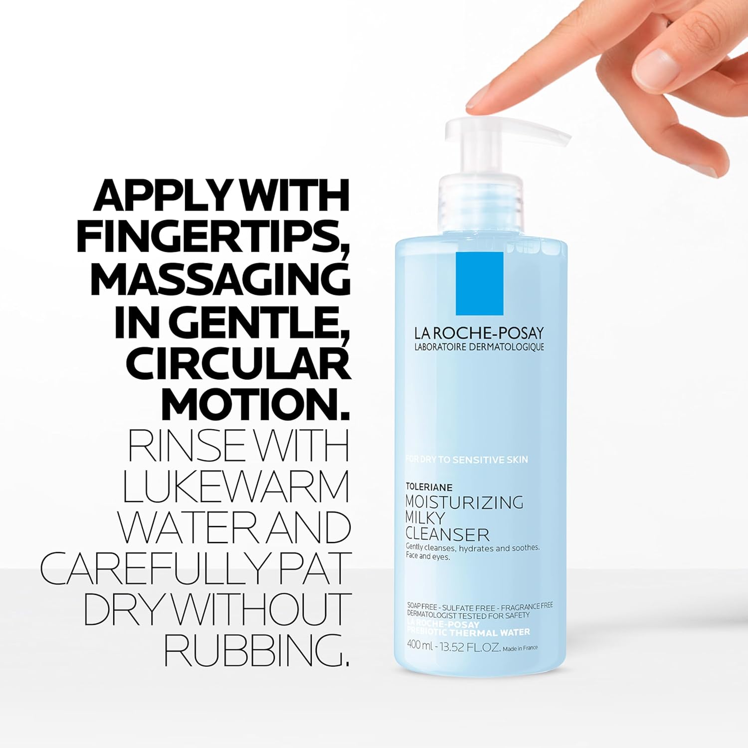 La Roche-Posay Toleriane Gentle Milky Cleanser – Streamlined Soap-Free Formula for Intentional Skincare Routines