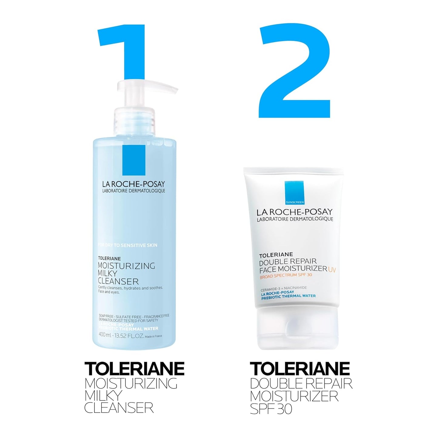 La Roche-Posay Toleriane Gentle Milky Cleanser – Streamlined Soap-Free Formula for Intentional Skincare Routines