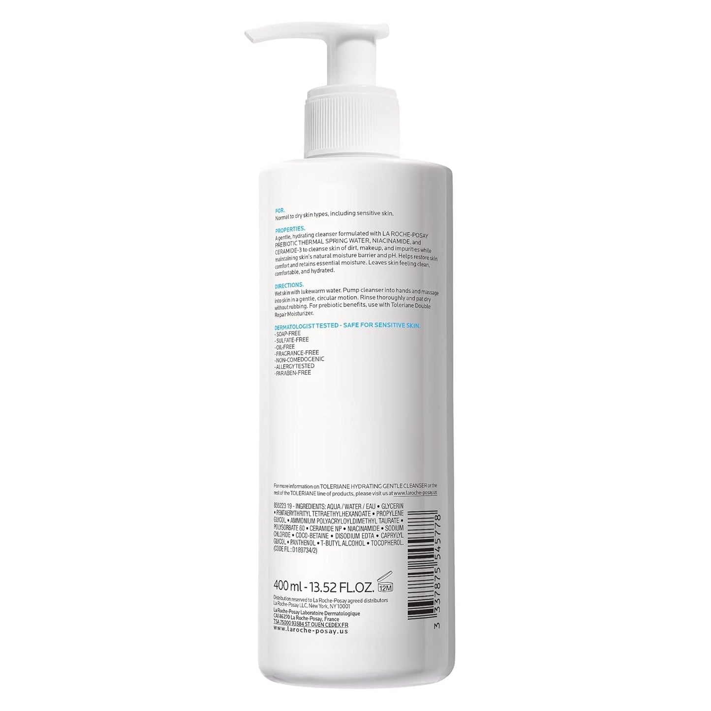 La Roche-Posay Toleriane Hydrating Face Wash – Calming Cleanser for Your Mindful Skincare Routine
