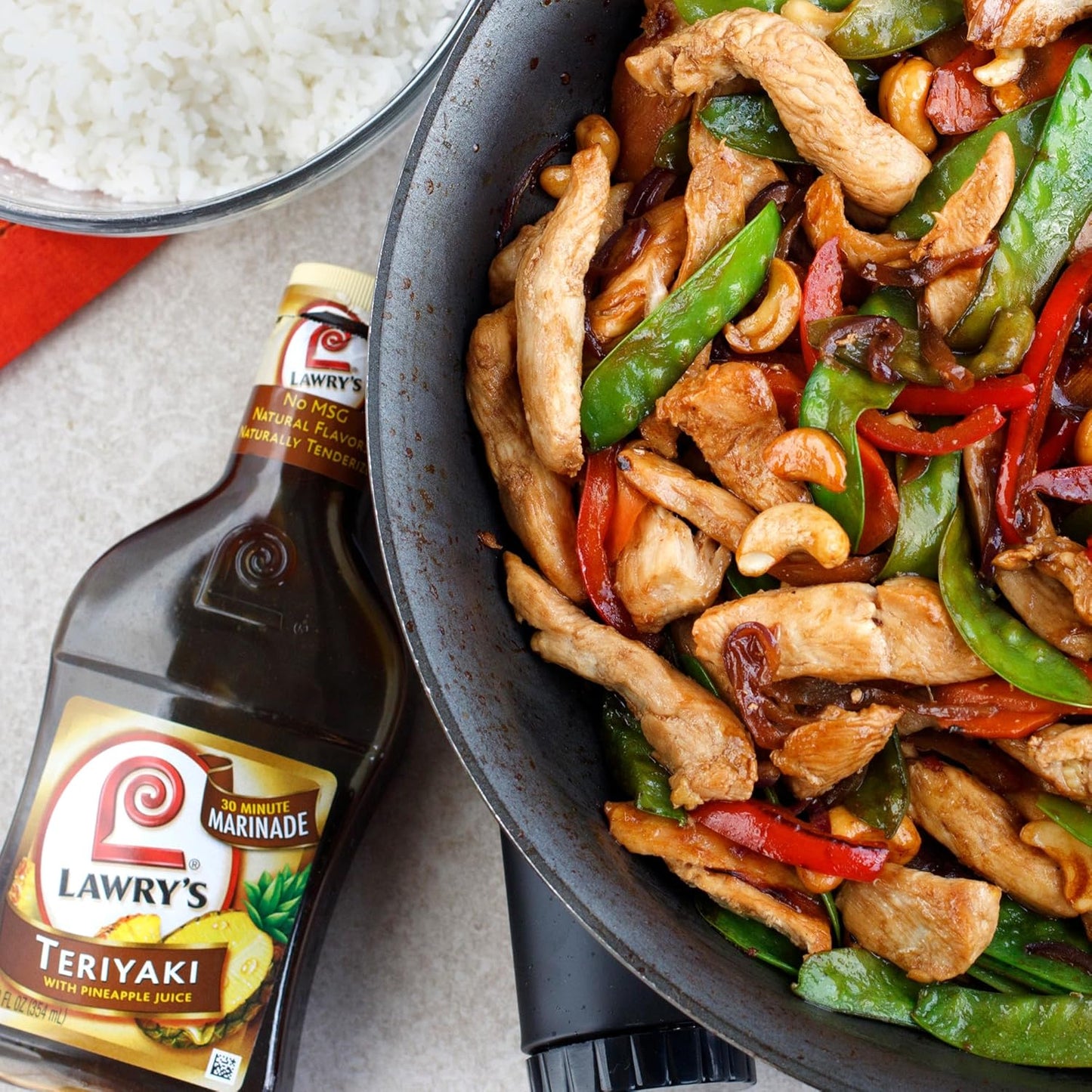 Lawry's Teriyaki With Pineapple Juice Marinade – Thoughtful Pantry Upgrade Gift for the Foodie in Your Life, 12 fl oz