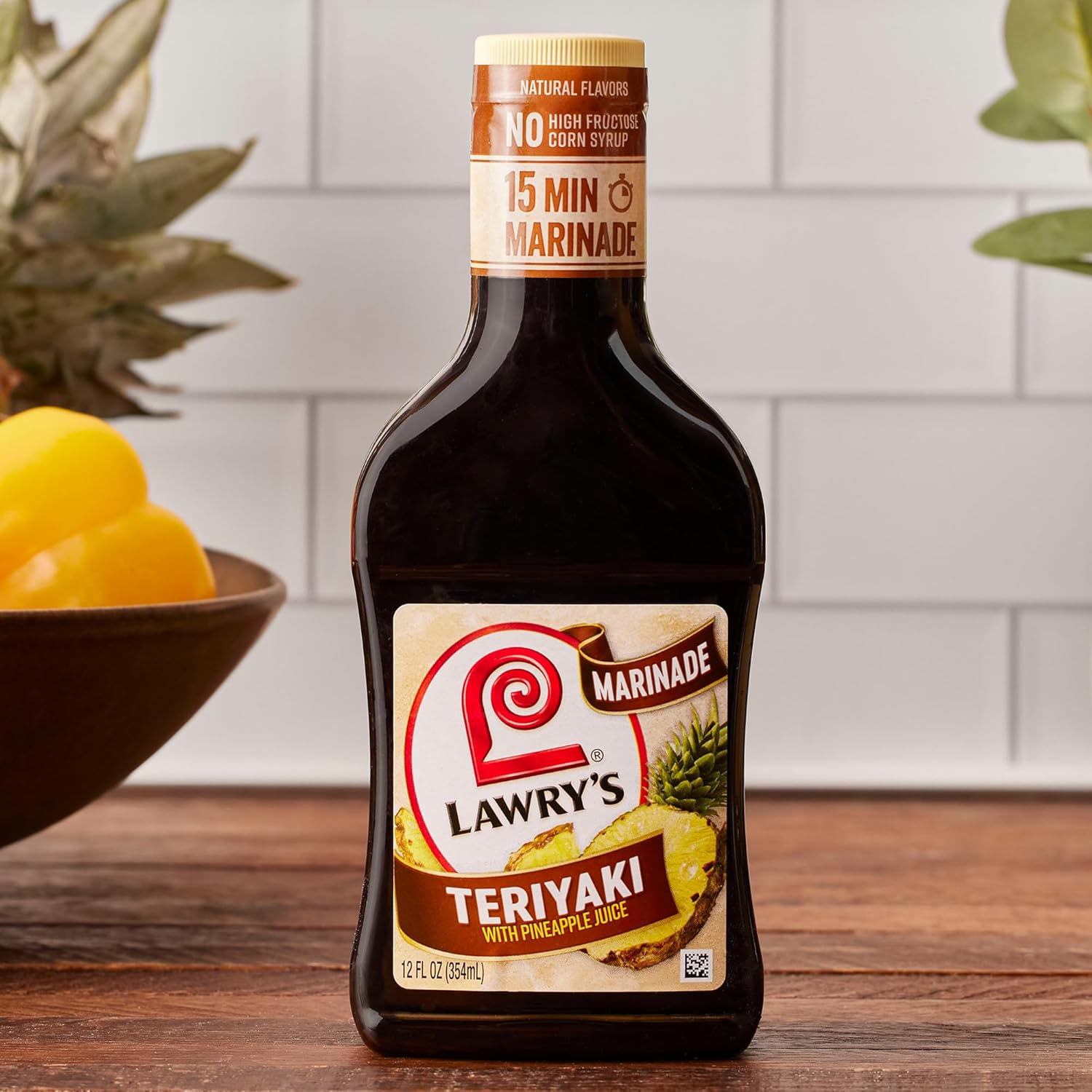 Lawry's Teriyaki With Pineapple Juice Marinade – Thoughtful Pantry Upgrade Gift for the Foodie in Your Life, 12 fl oz