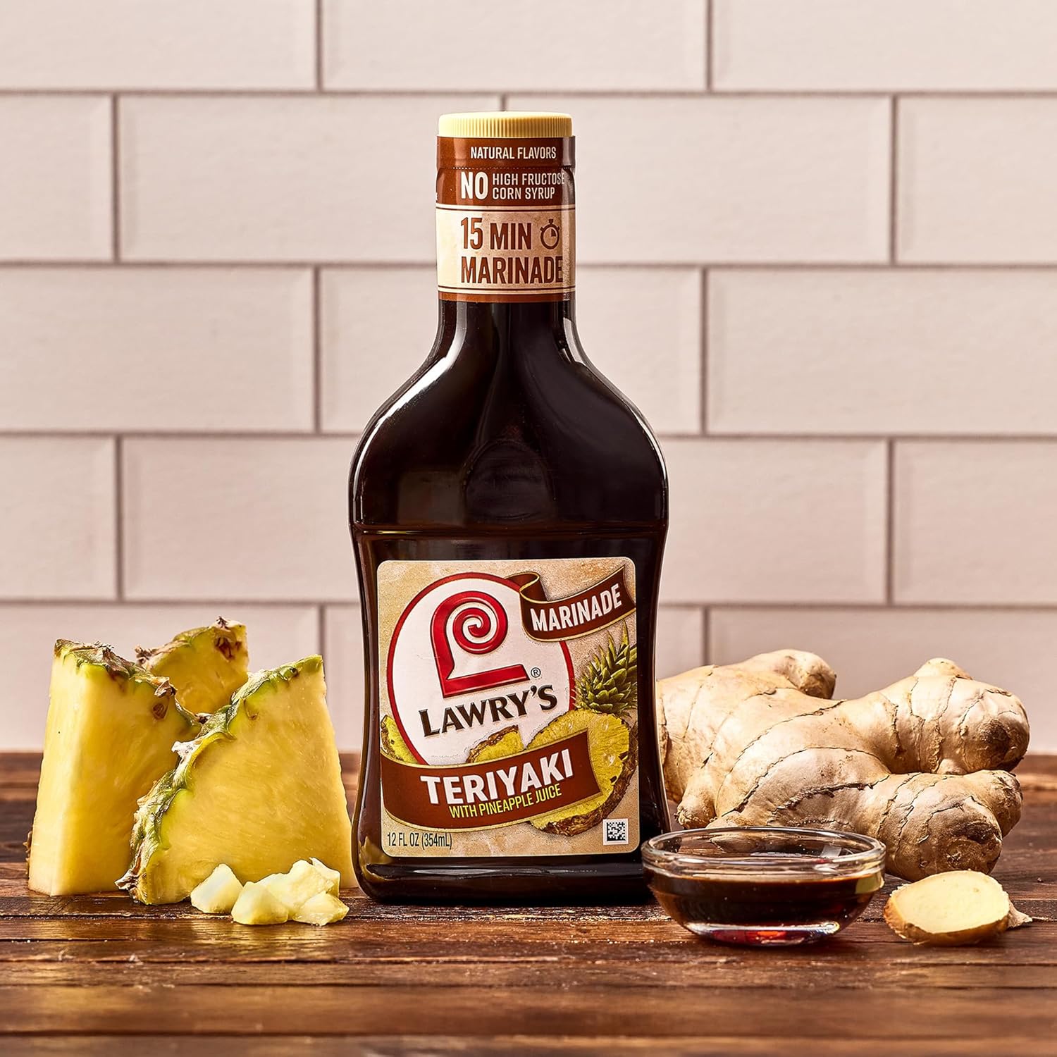 Lawry's Teriyaki With Pineapple Juice Marinade – Thoughtful Pantry Upgrade Gift for the Foodie in Your Life, 12 fl oz