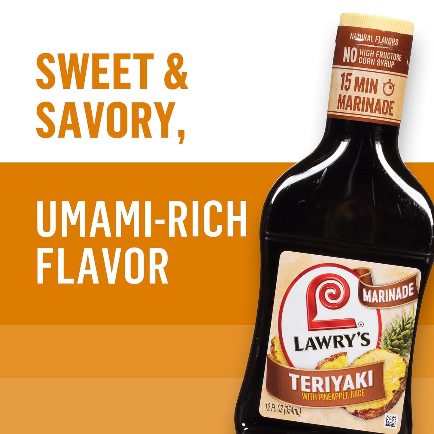 Lawry's Teriyaki With Pineapple Juice Marinade – Thoughtful Pantry Upgrade Gift for the Foodie in Your Life, 12 fl oz