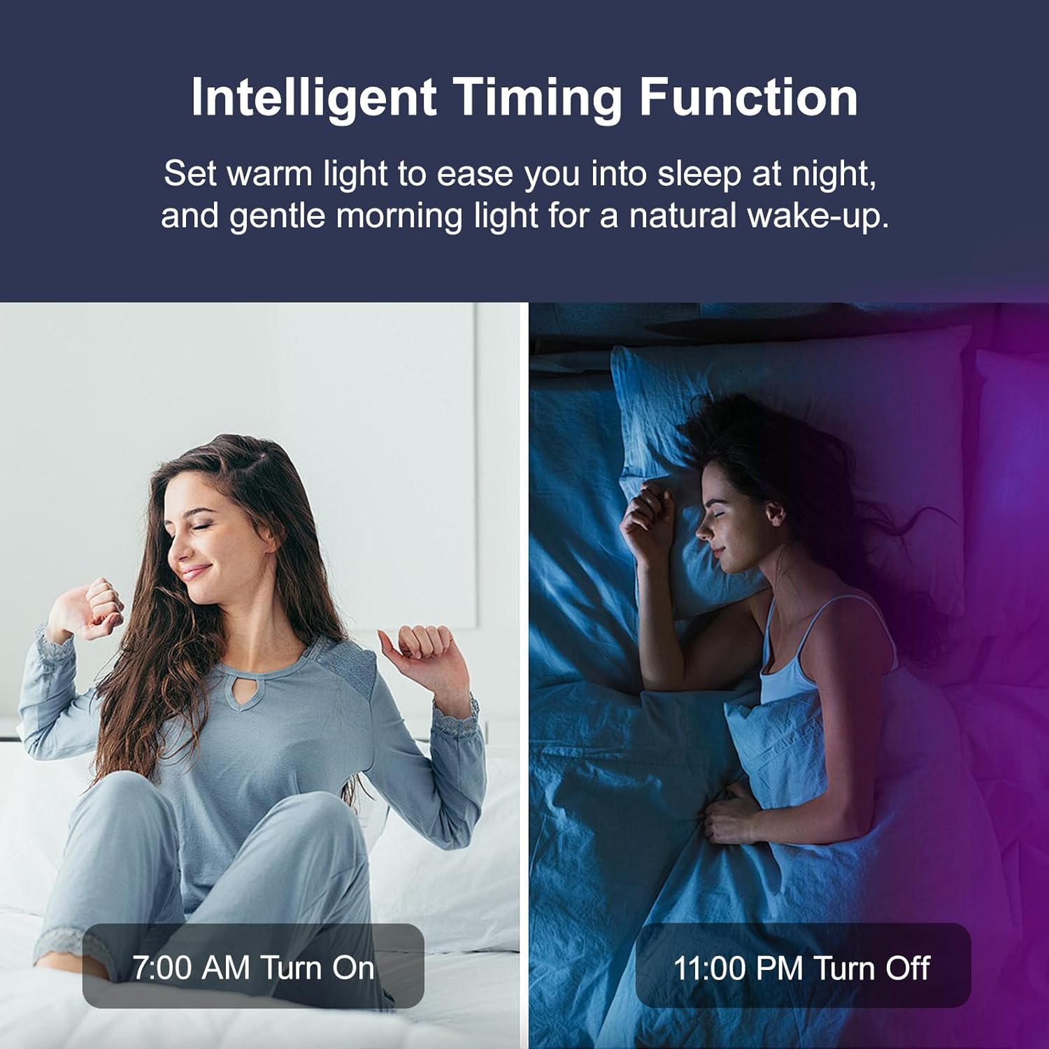 LEBOSP RGB LED Lights – Effortless Neutral Mood Lighting, Tool-Free Peel & Stick Strip