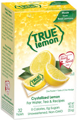 TRUE LEMON Sugar Free Lemon Powder Packets – Reception Area Beverage Upgrade for Employees and Visitors