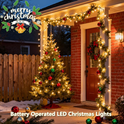 Lumicharm LED Lights – Kid Friendly Bedroom Lighting, Cordless No Flame 50 Bulb String with Timer
