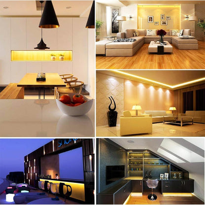 LUMIFLEX Aura CRI90 COB Strip – Whisper-Thin Architectural Lighting for Toe-Kick Recesses and Aluminum Profiles