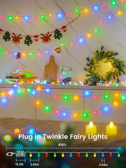Lumify Home RGB String Lights with Music Sync – Soothing Mood Lighting for Yoga Space, Reading Nook, and Self-Care Corner