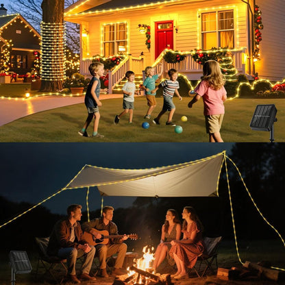 Lumify Solar Powered Rope Light Cool Touch Low Heat Outdoor Light for Nursery Bedroom and Senior Living