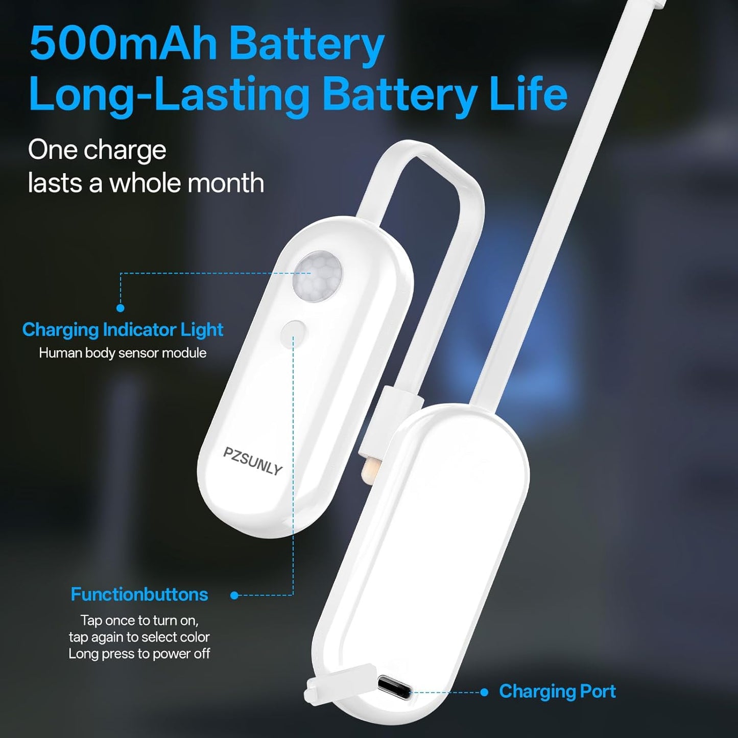 LumiGuard Motion Sensor Toilet Light – Melatonin Safe LED for Restful Sleep Routine
