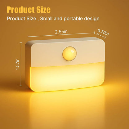 LumiGuard Step Light – Practical Birthday Gift for Mom and Grandma, Battery Nightlight for Dark Hallways
