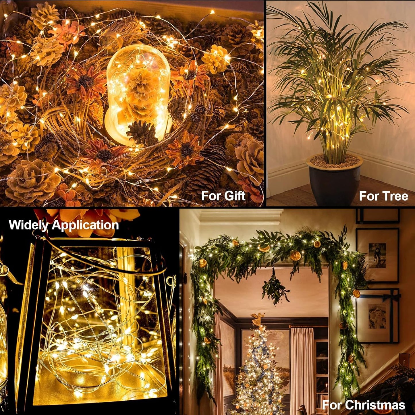 Lumoonity Battery String Lights – Portable Camping & Balcony Lighting, IP68 Rated