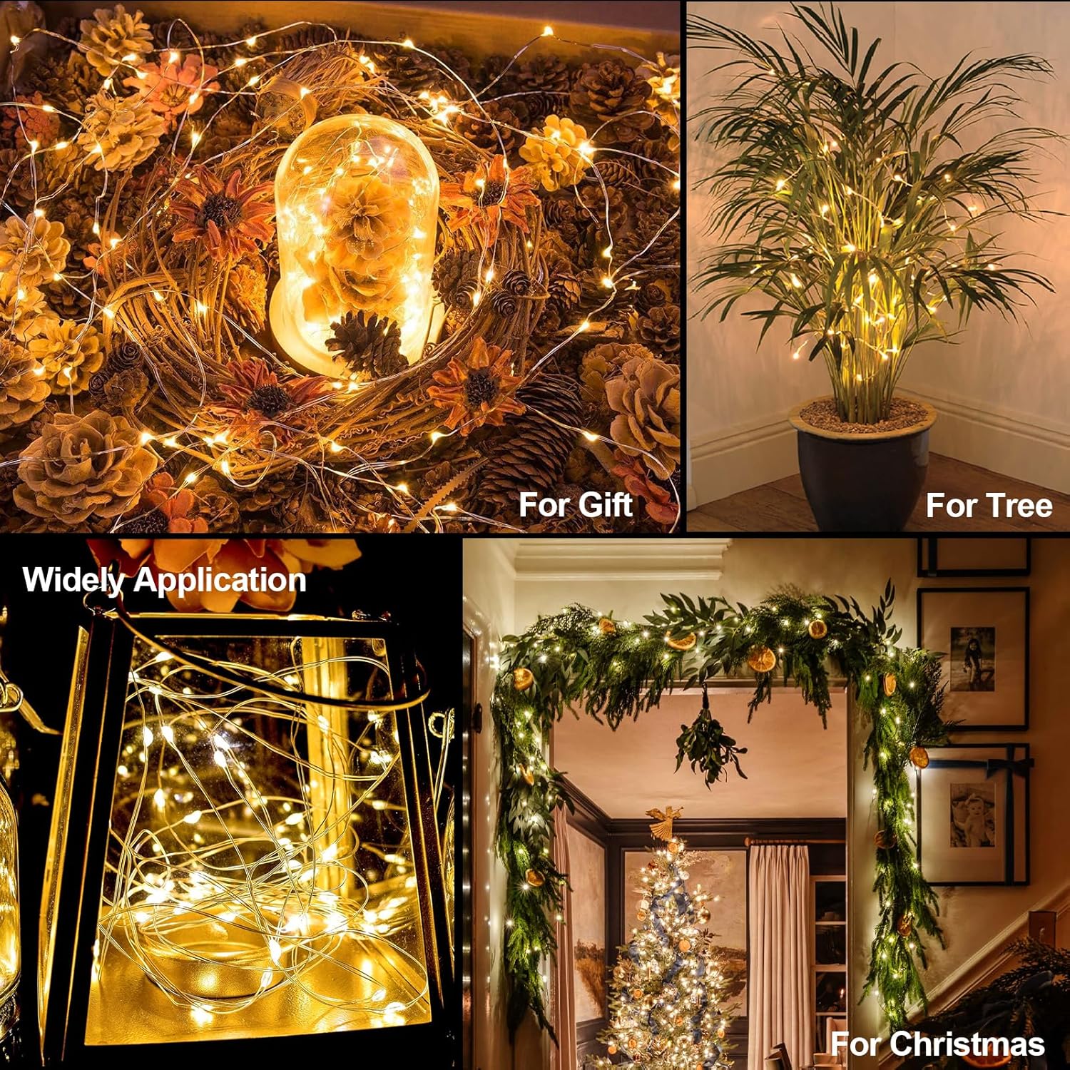 Lumoonity Battery String Lights – Portable Camping & Balcony Lighting, IP68 Rated