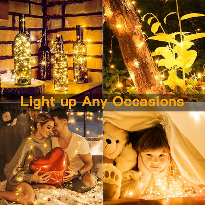 Lumoonos Starry String Lights – Less-is-More Ambient Accent for Neutral, Uncluttered Spaces