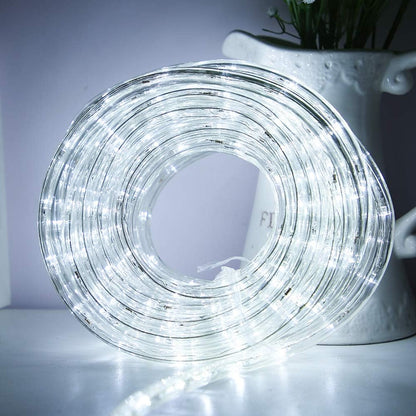 Lumoonosity 240 LED Rope Lights – Heavy-Duty Outdoor Lighting for Christmas Rooflines, Pergolas, and Landscape Beds