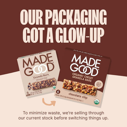 MadeGood Chocolate Chip Granola Bars – Teacher Appreciation Gift and Holiday Hostess Snack Box
