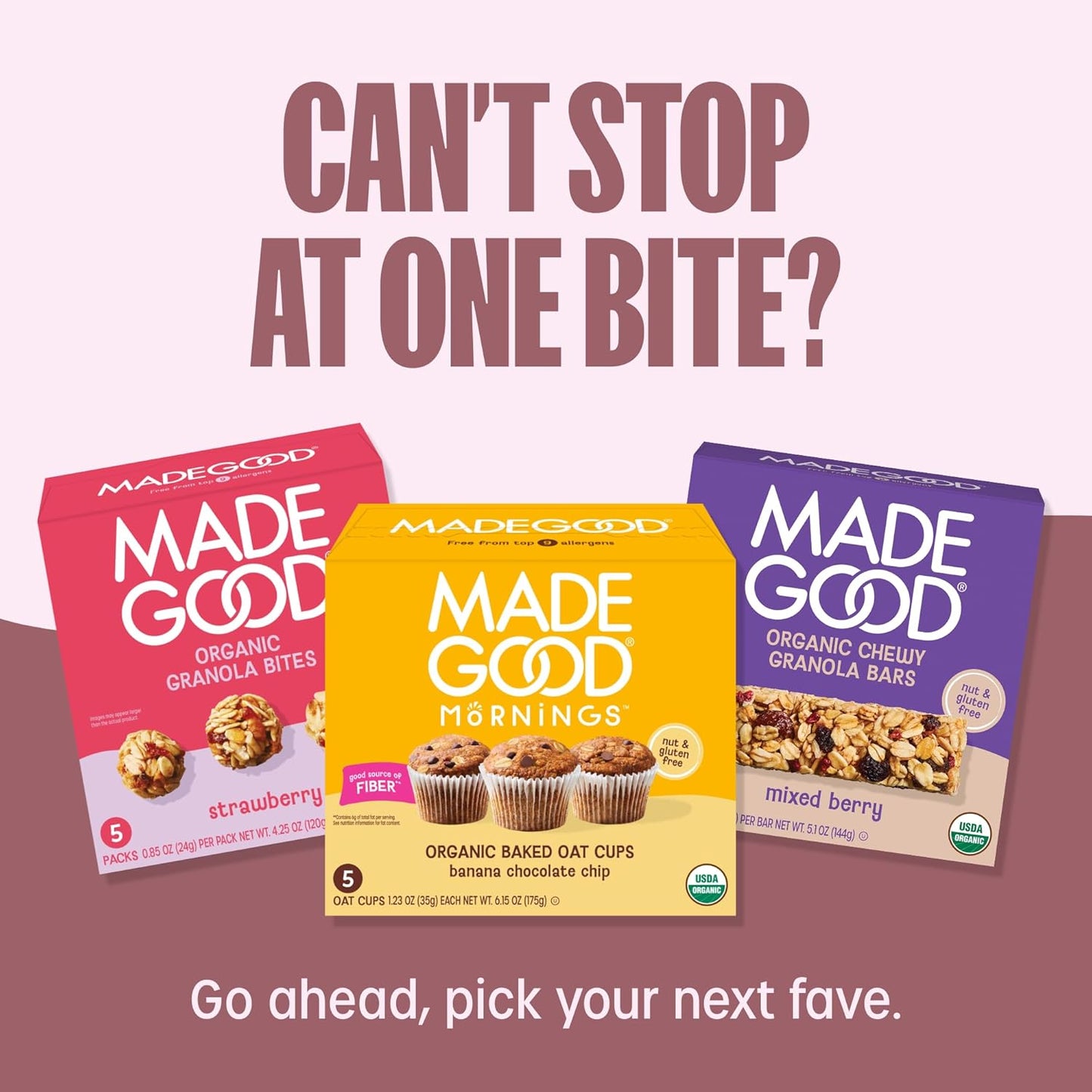 MadeGood Double Chocolate Soft-Baked Cookies – Organic Better-For-You Treat for Mindful Snackers