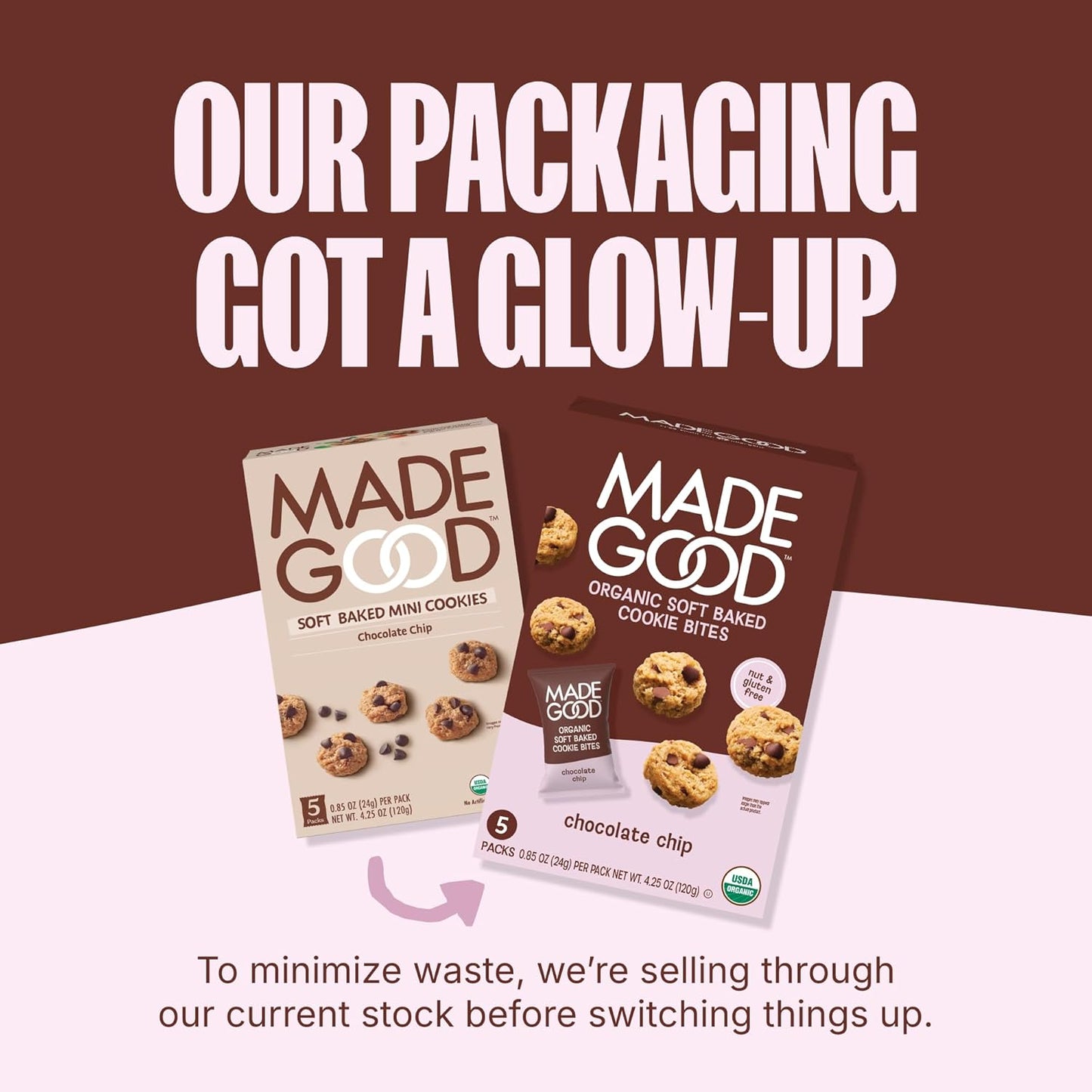 MadeGood Soft Baked Cookies – School-Safe Treat Free From Common Allergens for Worried Parents, 30 Count