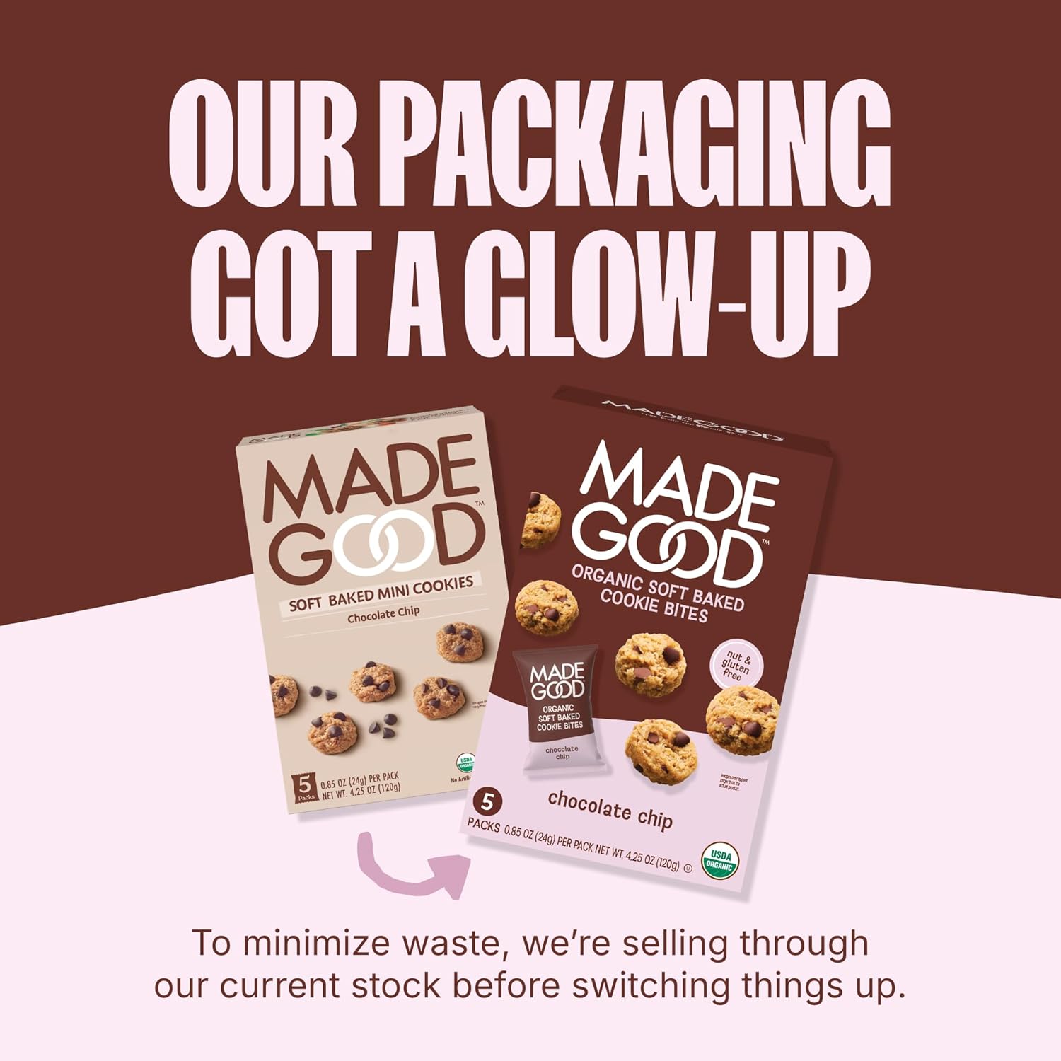 MadeGood Soft Baked Cookies – School-Safe Treat Free From Common Allergens for Worried Parents, 30 Count