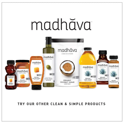 Madhava Pure Blue Agave Syrup – Third-Party Tested Sugar Alternative for Ingredient-Conscious Homes
