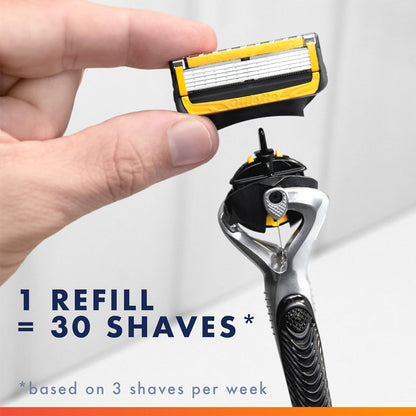 microcomb guides hair to the blades for a closer shave on longer or flat-lying facial hair