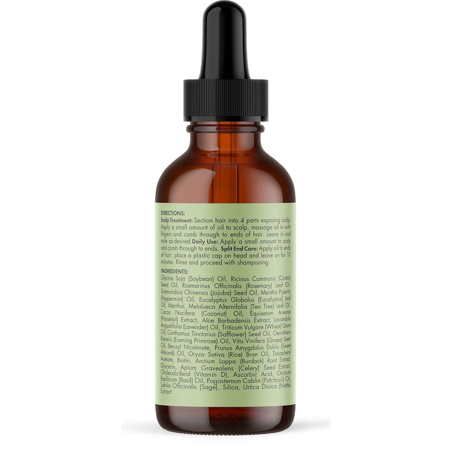 Mielle Organics Biotin Hair Oil – Herbal Rosemary & Peppermint Aroma for Meditation Self-Care