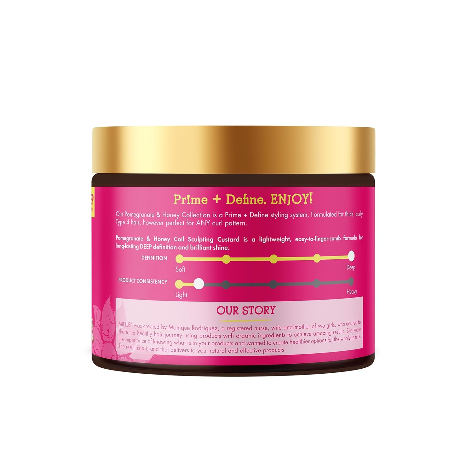 Mielle Organics Pomegranate & Honey Curl Cream - Holiday Gift for the Natural Hair Care Enthusiast Who Loves Clean Ingredients