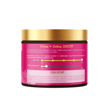 Mielle Organics Pomegranate & Honey Curl Cream - Holiday Gift for the Natural Hair Care Enthusiast Who Loves Clean Ingredients