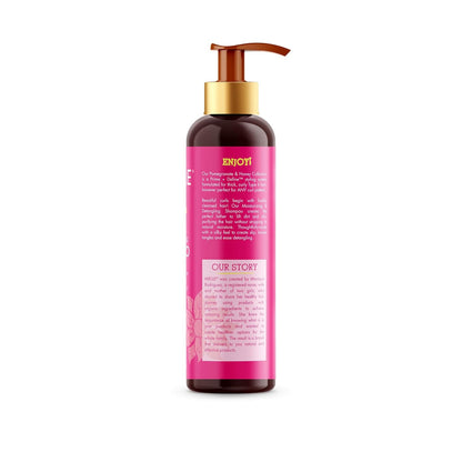 Mielle Organics Pomegranate & Honey Shampoo – Mindful Wash Day Detox for Tightly Curled Natural Hair